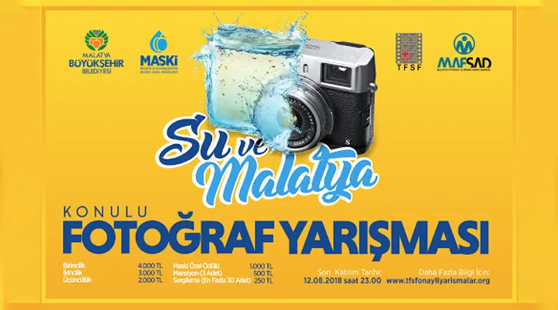 ''Su ve Malatya'' Konulu Ulusal Fotoğraf Yarışması 1 su ve malatya header jpg