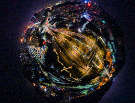 DJI Spark ile panoramik fotoğraf nasıl çekilir? 7 sphere gif
