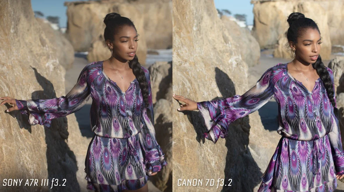 Canon 7D ve Sony f32