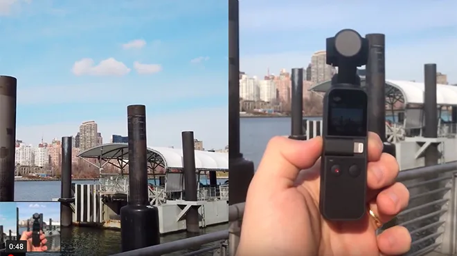 DJI Osmo Pocket ve DJI Osmo Mobile 2 karşılaştırması 1 DJI Osmo Pocket 233 jpg