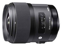 Nikon Full Frame’ler için En iyi Lensler 7 sigma 35mm 1p4
