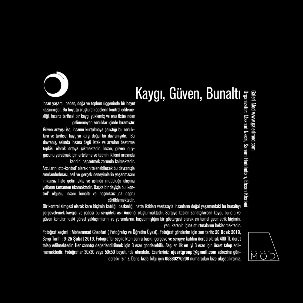 "Kaygı, Güven, Bunaltı" Fotoğraf Sergisi 2 içeriktürkçe