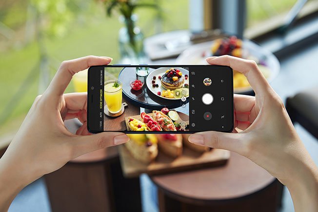 Mobil Fotoğraf Çekmek için 10 İpucu 3 5.Sceneoptimizer food A9