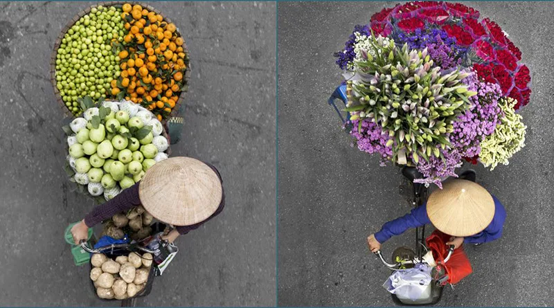 "Vendors from Above" : Loes Heerink 1 vietnamli sokak sanatcilari header jpg