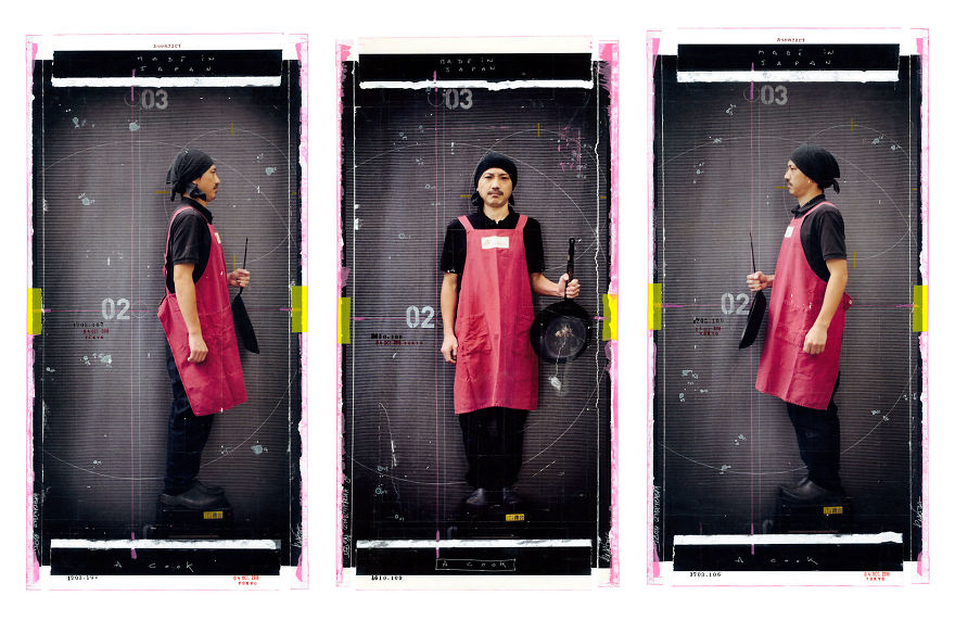 Frank Le Petit : Hatarakimono 17 Photographer creates project with 100 Japanese workers and their uniforms paying homage to these people who really enjoy working 5ca5b059df613 880