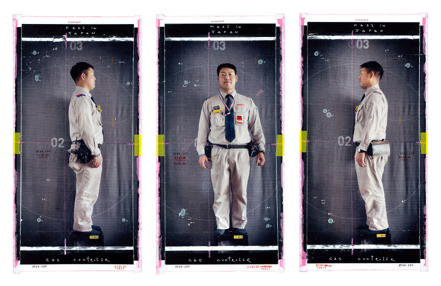 Frank Le Petit : Hatarakimono 26 Photographer creates project with 100 Japanese workers and their uniforms paying homage to these people who really enjoy working 5ca5b09470f88 880