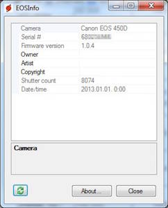 eosinfo shutter