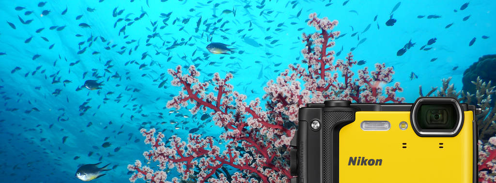 Denize ve Havuza Dayanıklı Fotoğraf Makineleri 4 Nikon Coolpix W300head