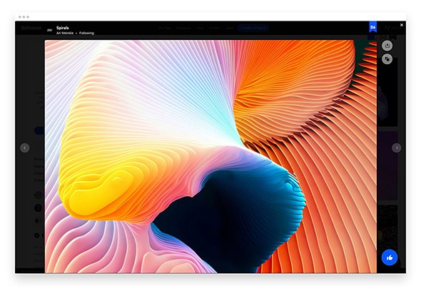 Adobe Behance Redesign 1