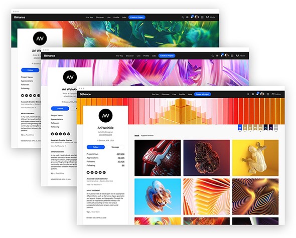 Adobe’dan, Behance Güncellemesi 2 Adobe Behance Redesign 3