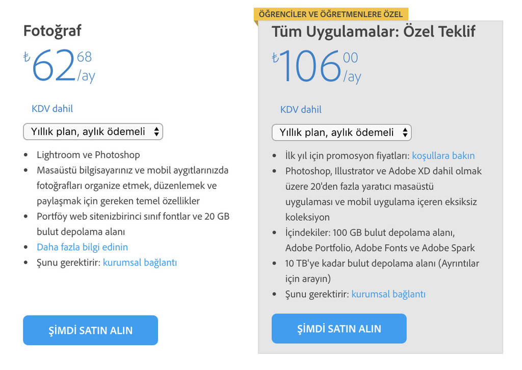 adobe fiyat problem 3