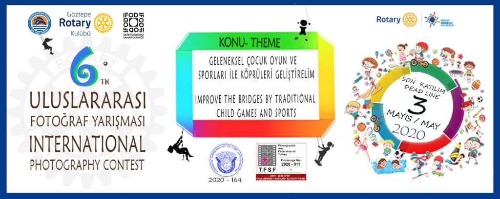 İzmir Göztepe Rotary Kulübü Derneği - İFOD 6. Uluslararası Fotoğraf Yarışması 2 6 UAFY Göztepe R IFOD banner yeni tarih