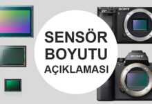 Sensör Boyutu Açıklaması 13 sensör boyutları header