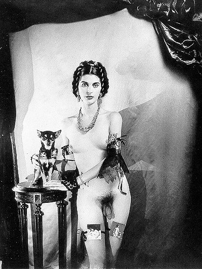 Joel Peter Witkin : Karanlığa Bakmak 10 man and dog02