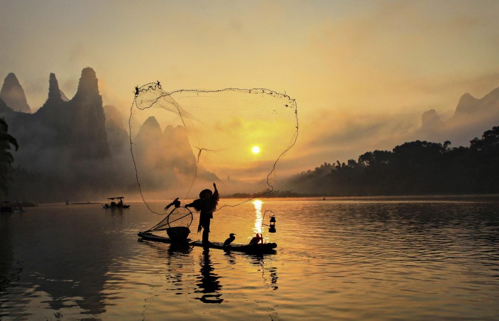 fishing at sunset IMG 2 2 99342632959 5