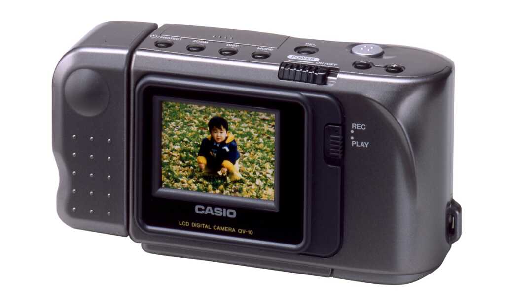 Dijital kameraların gelişimi zaman çizelgesi 7 Casio QV 10