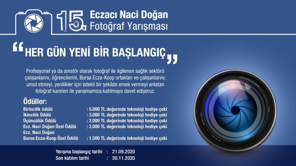 15. ECZACI NACİ DOĞAN “HER GÜN YENİ BİR BAŞLANGIÇ” FOTOĞRAF YARIŞMASI 2 15. ECZACI NACİ DOĞAN “HER GÜN YENİ BİR BAŞLANGIÇ” FOTOĞRAF YARIŞMASI