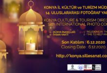 Konya İl Kültür ve Turizm Müdürlüğü 14. Uluslararası Fotoğraf Yarışması 11 foto yarisma 2020 web banner jpeg