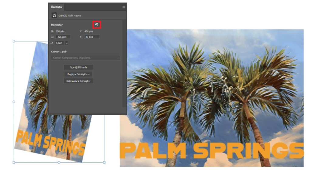 Adobe Photoshop 2021 Yeni Özellikleri 10 reset smart objects new