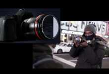 This Mirror Lens Filter Lets Models See Their Own Poses