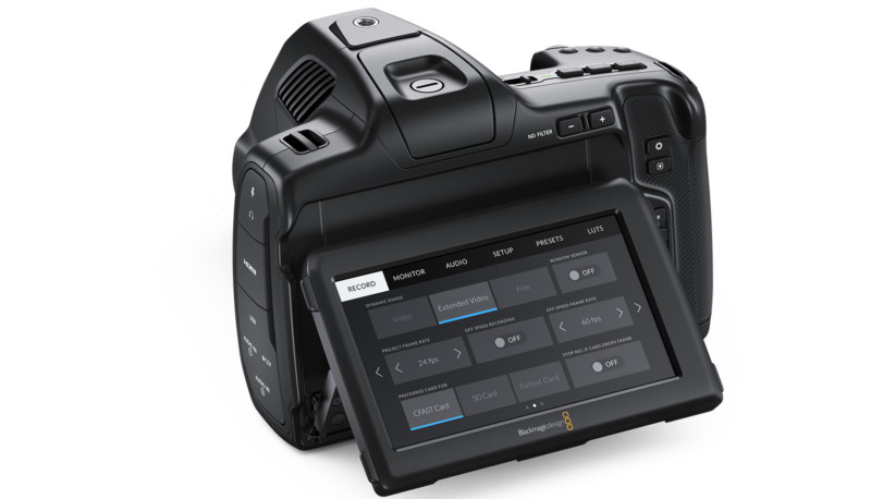 Blackmagic, 'Daha Güçlü' Pocket Cinema Camera 6K Pro'yu Tanıttı 3 Blackmagic Pocket Cinema Camera 6K Pro Back 800x458 1