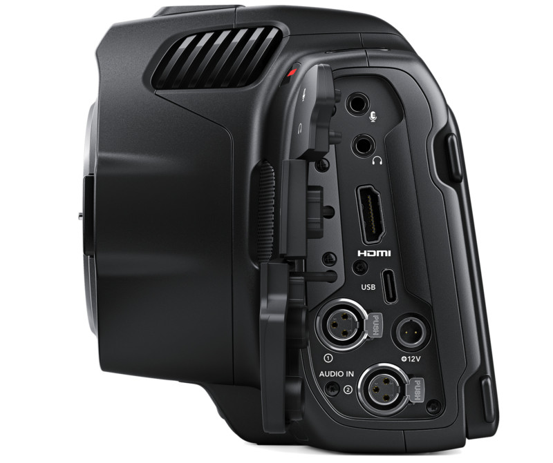 Blackmagic, 'Daha Güçlü' Pocket Cinema Camera 6K Pro'yu Tanıttı 5 Blackmagic Pocket Cinema Camera 6K Pro Side 800x671 1
