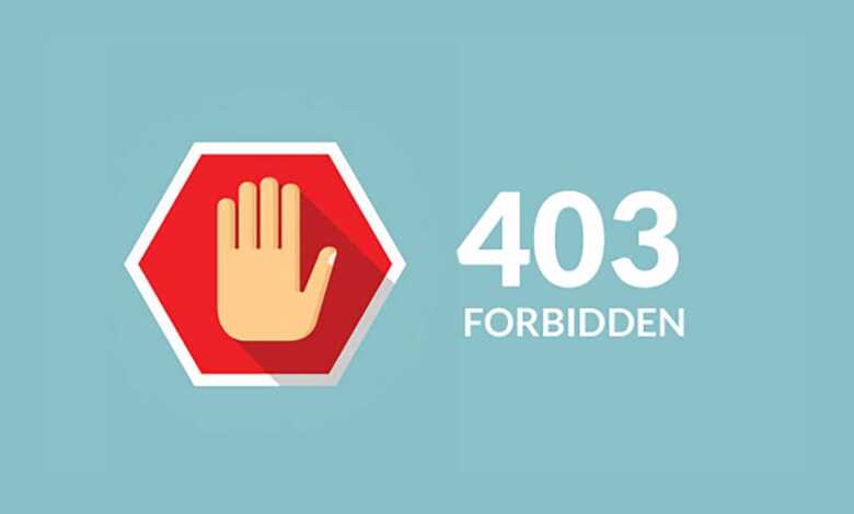 403: Bu Sayfaya Erişim İzniniz Yok 1 403