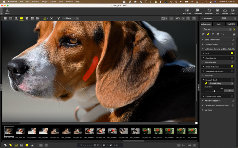 Nikon NX Studio İncelemesi: Daha İyi Olabilecek Güzel Bir Başlangıç 10 Retouch Brush In Action Not That Good 800x500 1