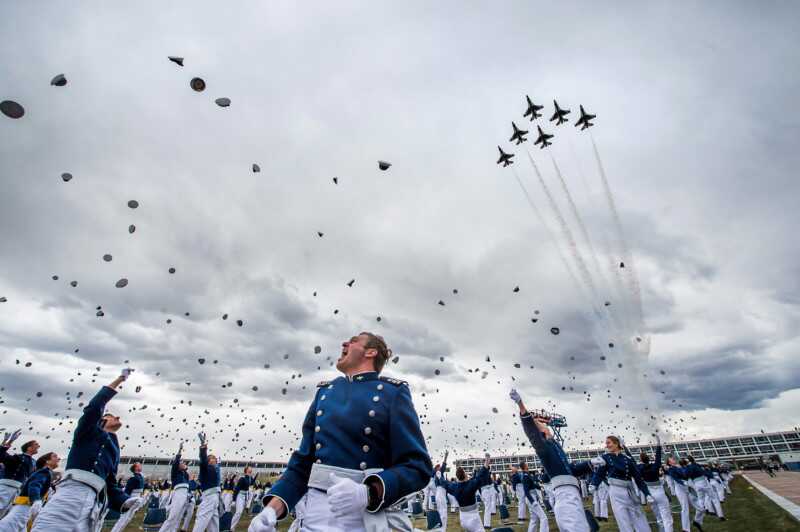 2020 Military Visual Awards Kazananları 16 1st Place News U.S. Air Force Academy Graduation Class of 2020 800x532 1