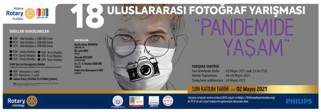 Adana Rotary Kulübü 18. Uluslararası Fotoğraf Yarışması 