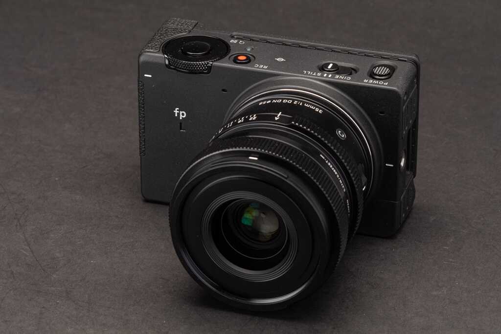 Sigma fp L front three quarter