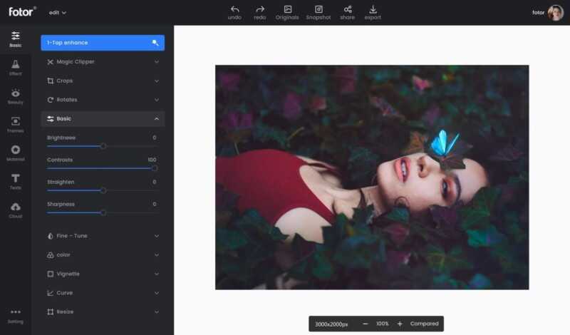 2021'in En İyi Ücretsiz Fotoğraf Düzenleme Uygulamaları 5 fotor 800x470 1