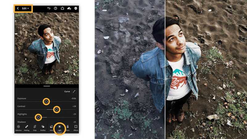 2021'in En İyi Ücretsiz Fotoğraf Düzenleme Uygulamaları 7 lightroom 1 1 800x450 1