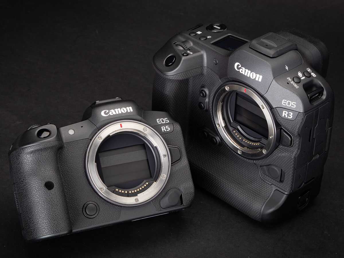Canon EOS R5 vs R3 header