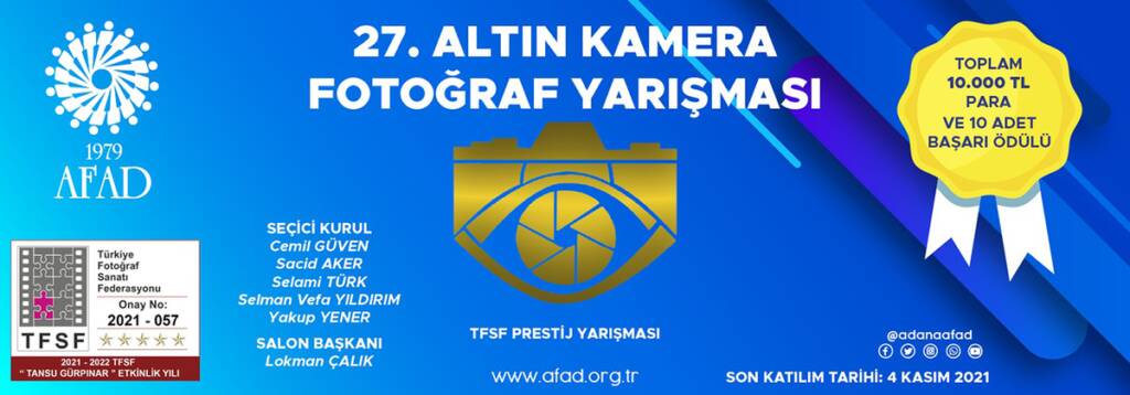 AFAD 27. ALTIN KAMERA FOTOĞRAF YARIŞMASI