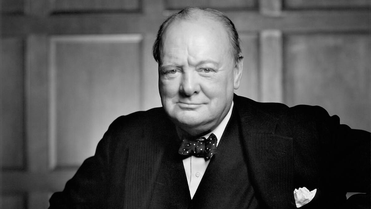 Yousuf Karsh Winston Churchill Smile