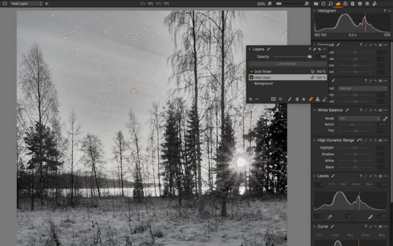 Capture One Pro'da Toz Lekeleri Nasıl Ortaya Çıkarılır ve Kaldırılır 8 clean dust co4