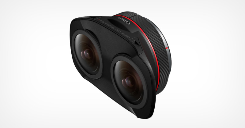 Canon, VR için RF 5.2mm f/2.8 L Çift Balıkgözü Lensini Tanıttı 3 RF