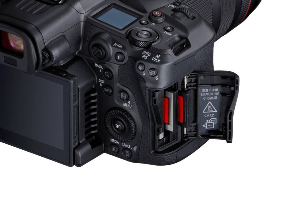 Canon EOS R5C vs Canon EOS R5 1 Canon EOS R5 C Card slots CFe SD