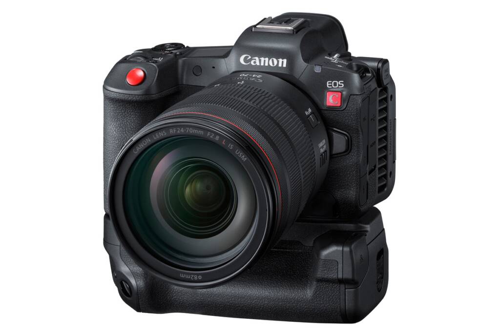 Canon EOS R5 C with BG R10 battery grip