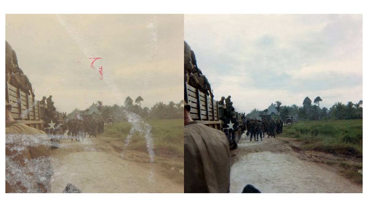 Vietnam Gazisi Icin Fotograflari Restore Etmenin Karmasik Calismasi header