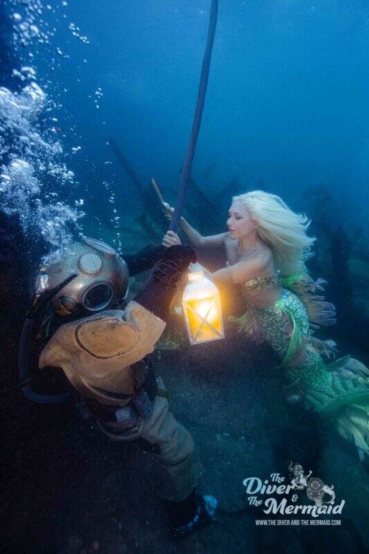 Brett Stanley : The Diver ve Mermaid 8 Dalgic ve Deniz Kizi 008
