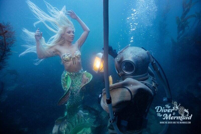 Brett Stanley : The Diver ve Mermaid 10 Dalgic ve Deniz Kizi 010