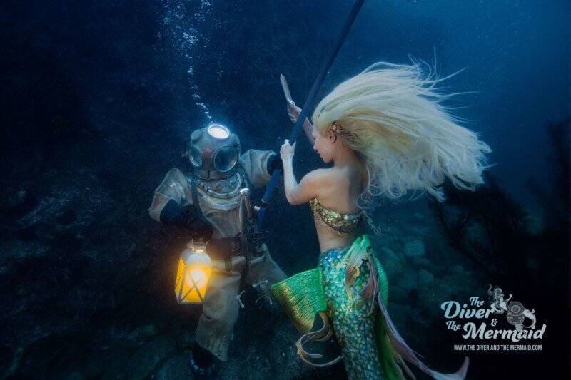 Brett Stanley : The Diver ve Mermaid 11 Dalgic ve Deniz Kizi 011
