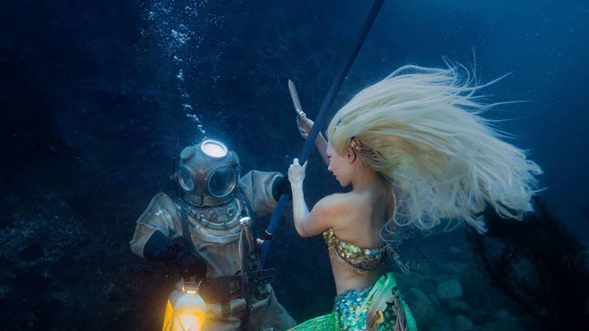 Brett Stanley : The Diver ve Mermaid 1 Dalgic ve Deniz Kizi