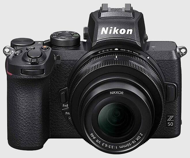 nikon z50 mirrorless camera