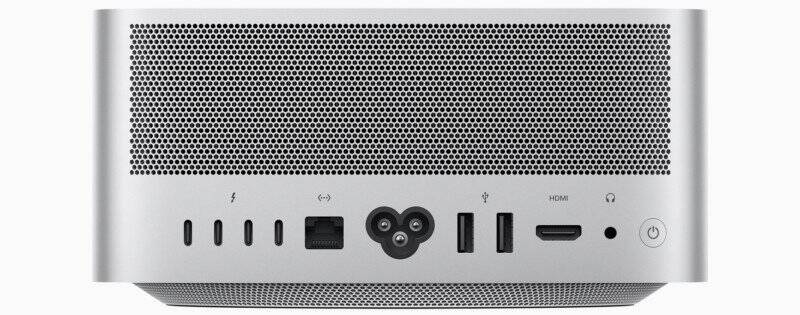 Temel Model Mac Studio, Fotoğrafçılar için Neden Mükemmel Bir Seçenektir? 4 Apple Mac Studio back