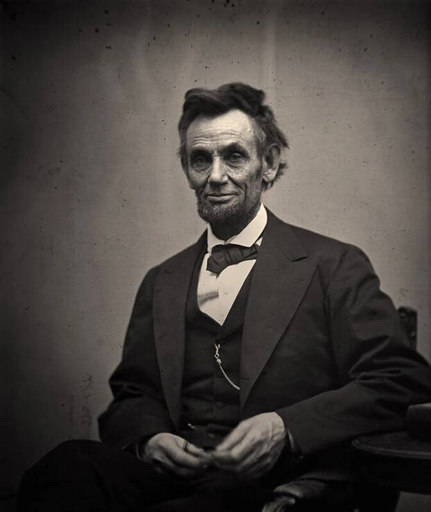 Portrait of Abraham Lincoln 16th U.S. President 1865 Alexander Gardner