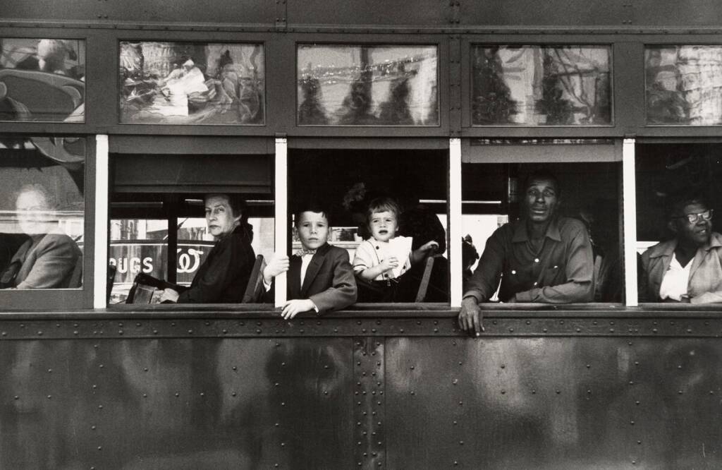 Trolley New Orleans 1955 Robert Frank Coutesy Pace MacGill Gallery New York