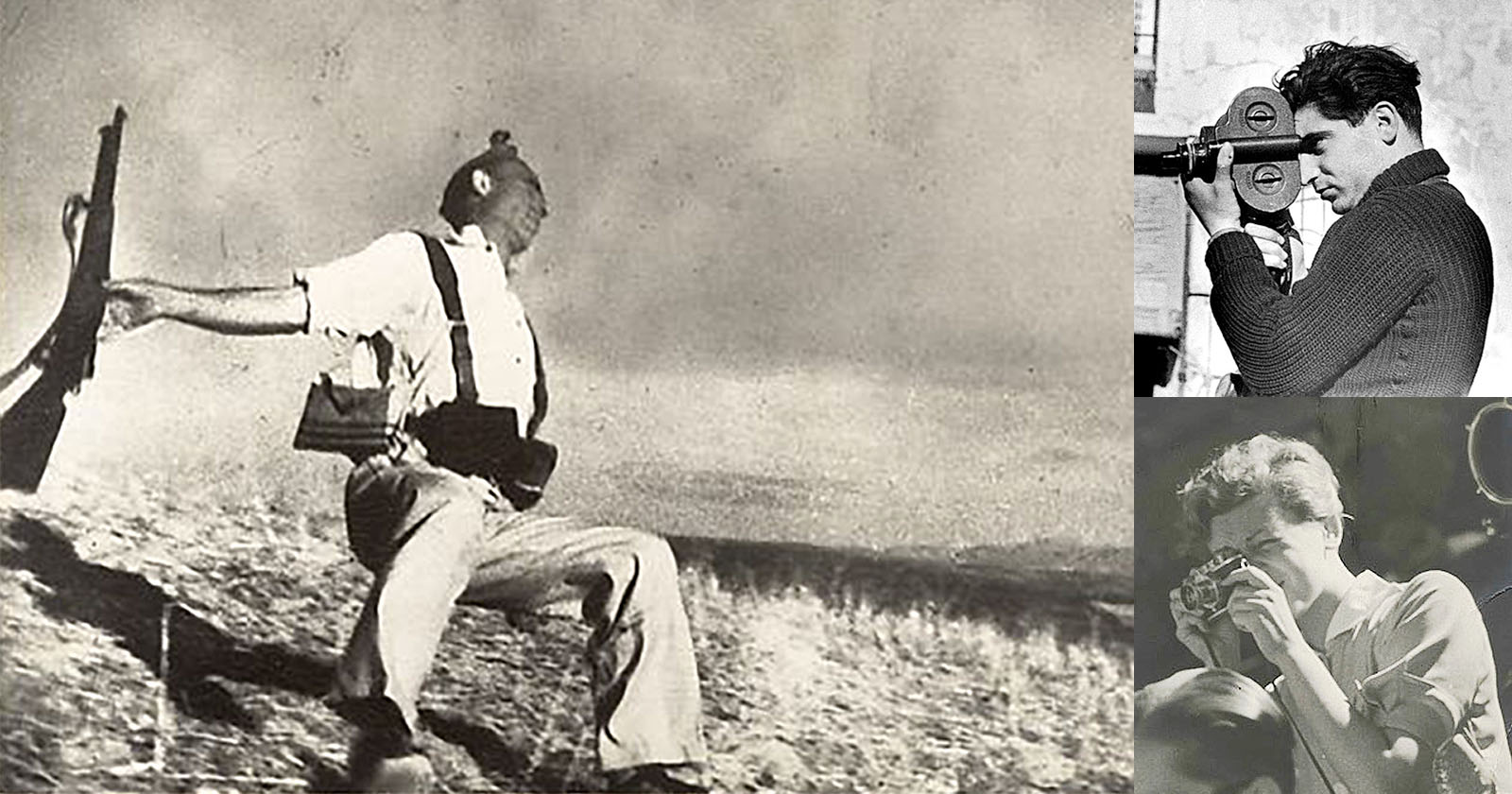 Düşen Asker: Capa'nın İkonik Savaş Fotoğrafı Aslında Gerda Taro'ya mı ait? 1 the falling soldier robert capa gerda taro